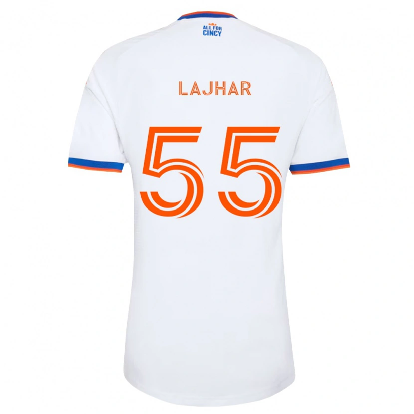 Danxen Herren Ayoub Lajhar #55 Weiß Marineblau Orange Auswärtstrikot Trikot 2026/27 T-Shirt Österreich