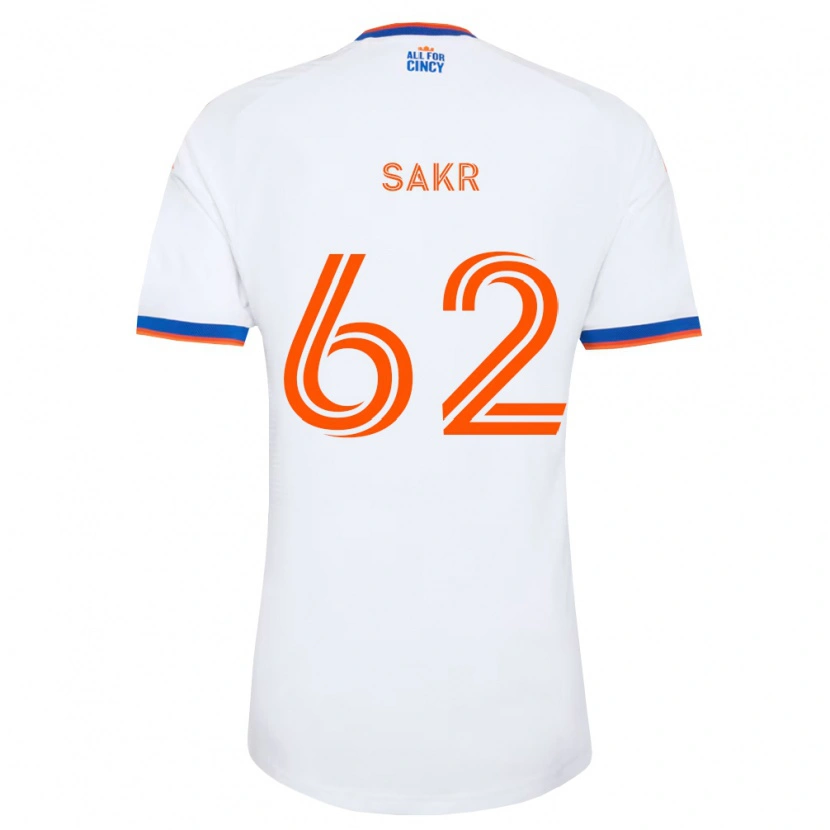 Danxen Herren Ali Sakr #62 Weiß Marineblau Orange Auswärtstrikot Trikot 2026/27 T-Shirt Österreich