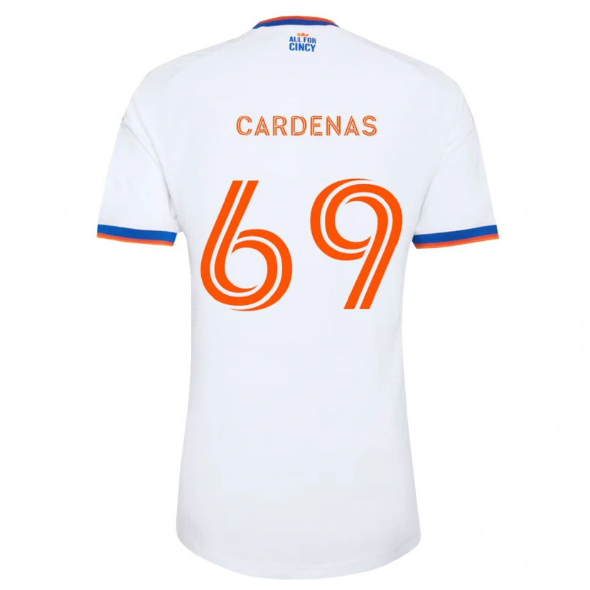 Danxen Herren Jared Cardenas #69 Weiß Marineblau Orange Auswärtstrikot Trikot 2026/27 T-Shirt Österreich