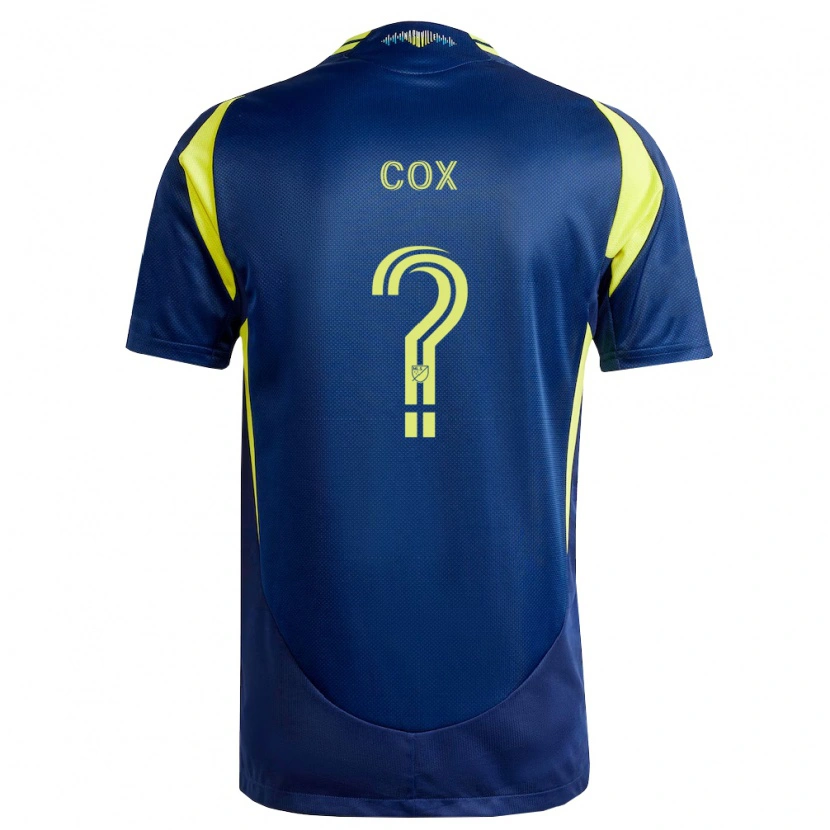 Danxen Herren Justin Cox #0 Gelb Marineblau Auswärtstrikot Trikot 2026/27 T-Shirt Österreich