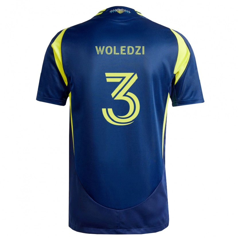 Danxen Herren Maxwell Woledzi #3 Gelb Marineblau Auswärtstrikot Trikot 2026/27 T-Shirt Österreich