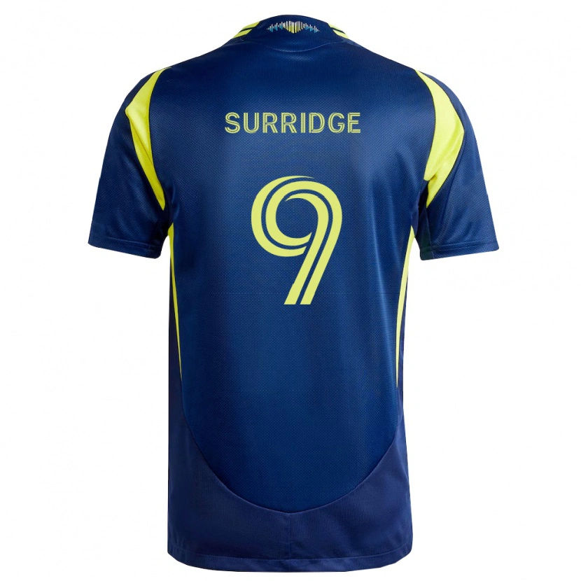 Danxen Herren Sam Surridge #9 Gelb Marineblau Auswärtstrikot Trikot 2026/27 T-Shirt Österreich