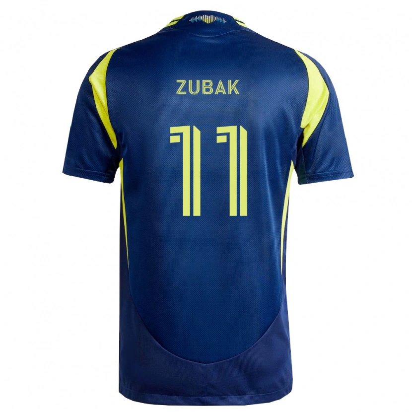 Danxen Herren Ethan Zubak #11 Gelb Marineblau Auswärtstrikot Trikot 2026/27 T-Shirt Österreich