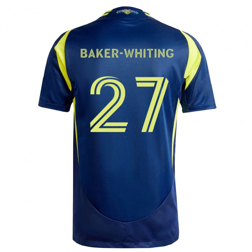 Danxen Herren Reed Baker-Whiting #27 Gelb Marineblau Auswärtstrikot Trikot 2026/27 T-Shirt Österreich