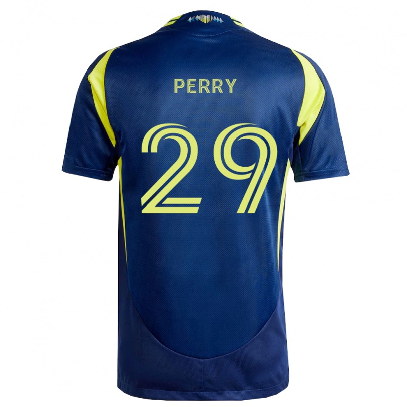Danxen Herren Nebiyou Perry #29 Gelb Marineblau Auswärtstrikot Trikot 2026/27 T-Shirt Österreich