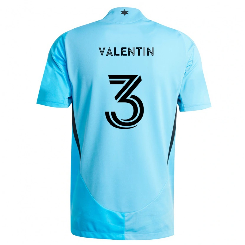 Danxen Herren Zarek Valentin #3 Hellblau Schwarz Auswärtstrikot Trikot 2026/27 T-Shirt Österreich