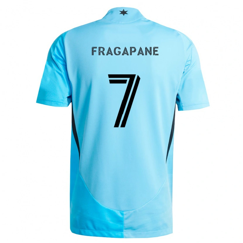 Danxen Herren Franco Fragapane #7 Hellblau Schwarz Auswärtstrikot Trikot 2026/27 T-Shirt Österreich