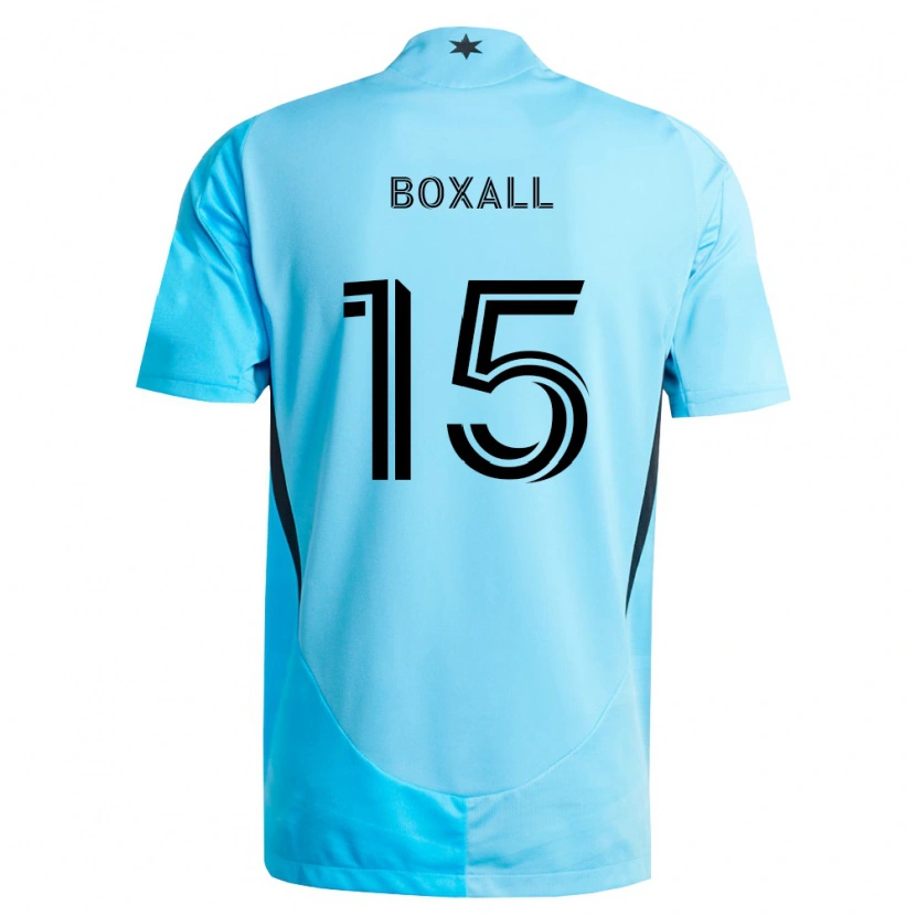 Danxen Herren Michael Boxall #15 Hellblau Schwarz Auswärtstrikot Trikot 2026/27 T-Shirt Österreich