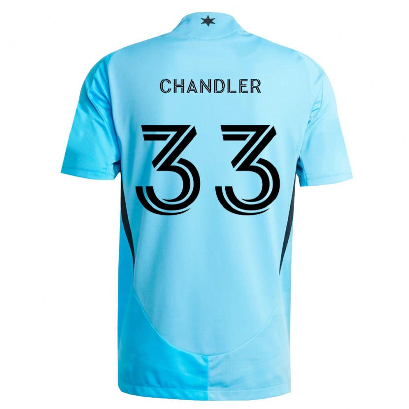 Danxen Herren Kieran Chandler #33 Hellblau Schwarz Auswärtstrikot Trikot 2026/27 T-Shirt Österreich