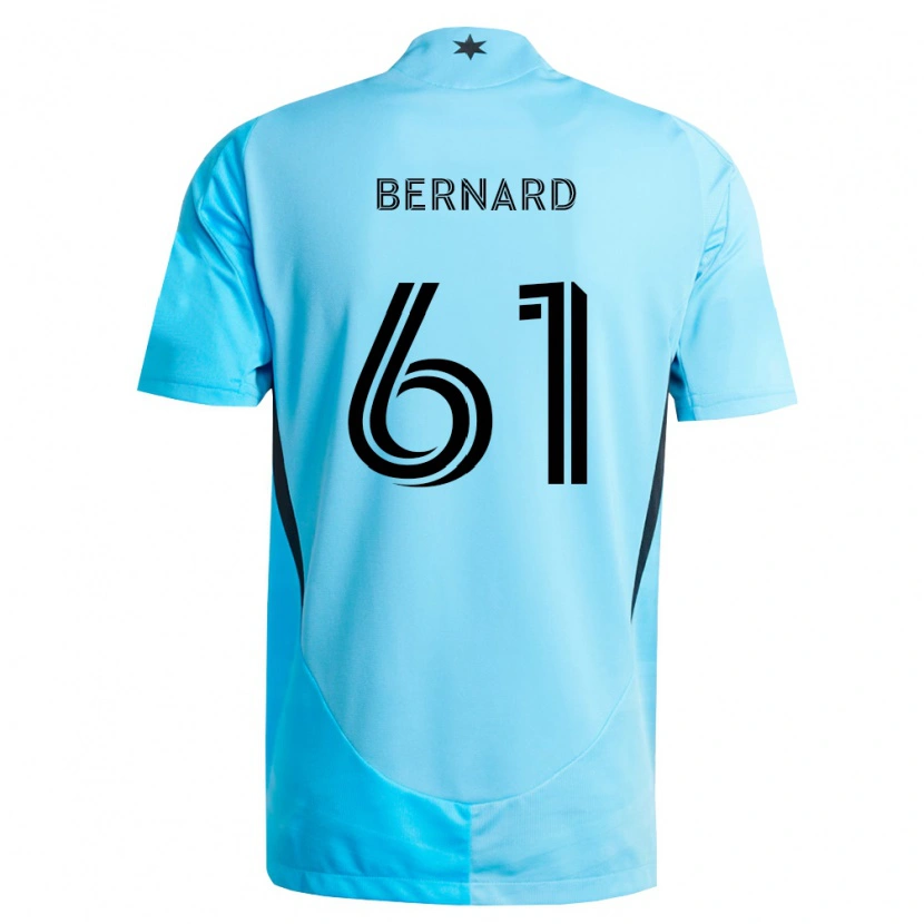 Danxen Herren Jadan Bernard #61 Hellblau Schwarz Auswärtstrikot Trikot 2026/27 T-Shirt Österreich