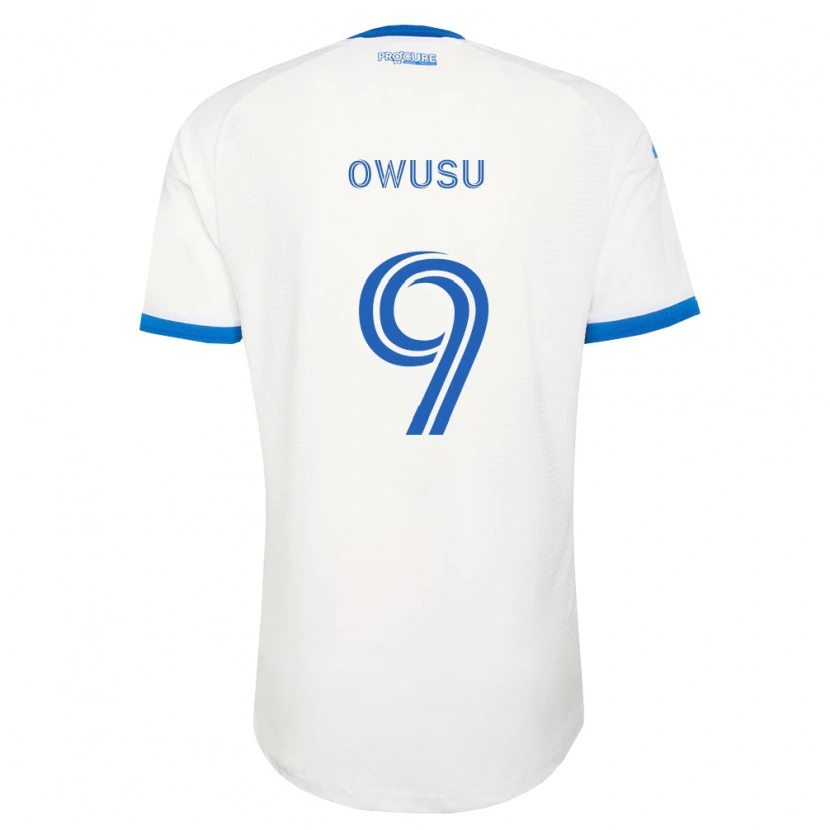 Danxen Herren Prince Owusu #9 Himmelblau Weiß Auswärtstrikot Trikot 2026/27 T-Shirt Österreich