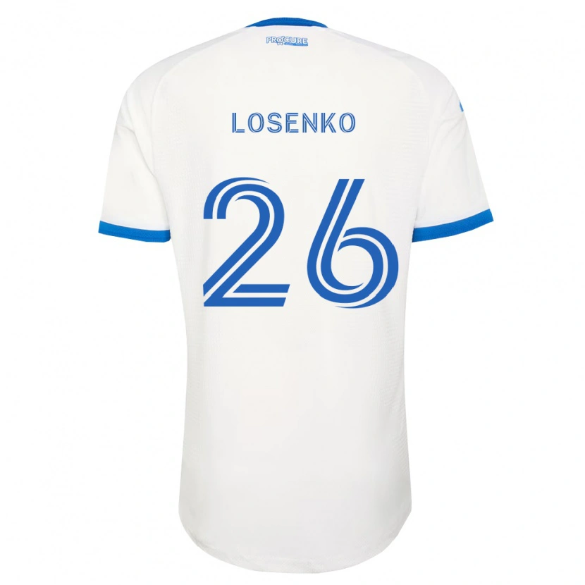 Danxen Herren Ivan Losenko #26 Himmelblau Weiß Auswärtstrikot Trikot 2026/27 T-Shirt Österreich