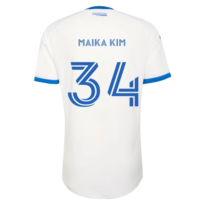 Danxen Herren Guerrier Maika Kim #34 Himmelblau Weiß Auswärtstrikot Trikot 2026/27 T-Shirt Österreich