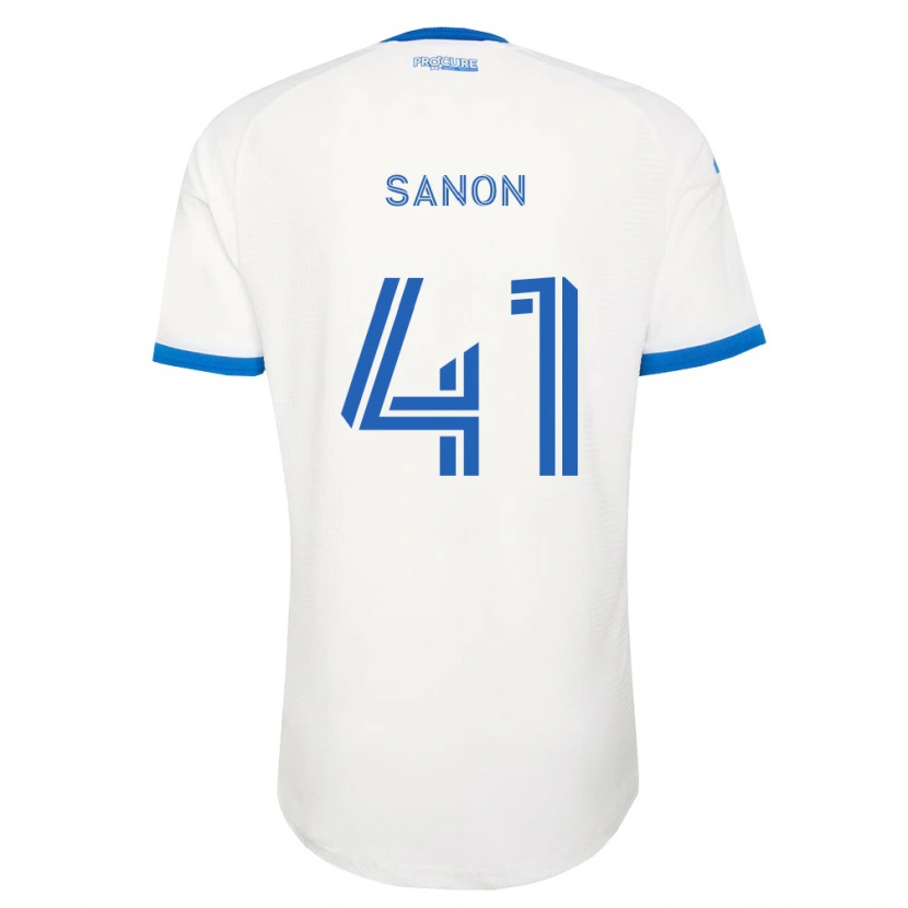 Danxen Herren Jérémy Sanon #41 Himmelblau Weiß Auswärtstrikot Trikot 2026/27 T-Shirt Österreich