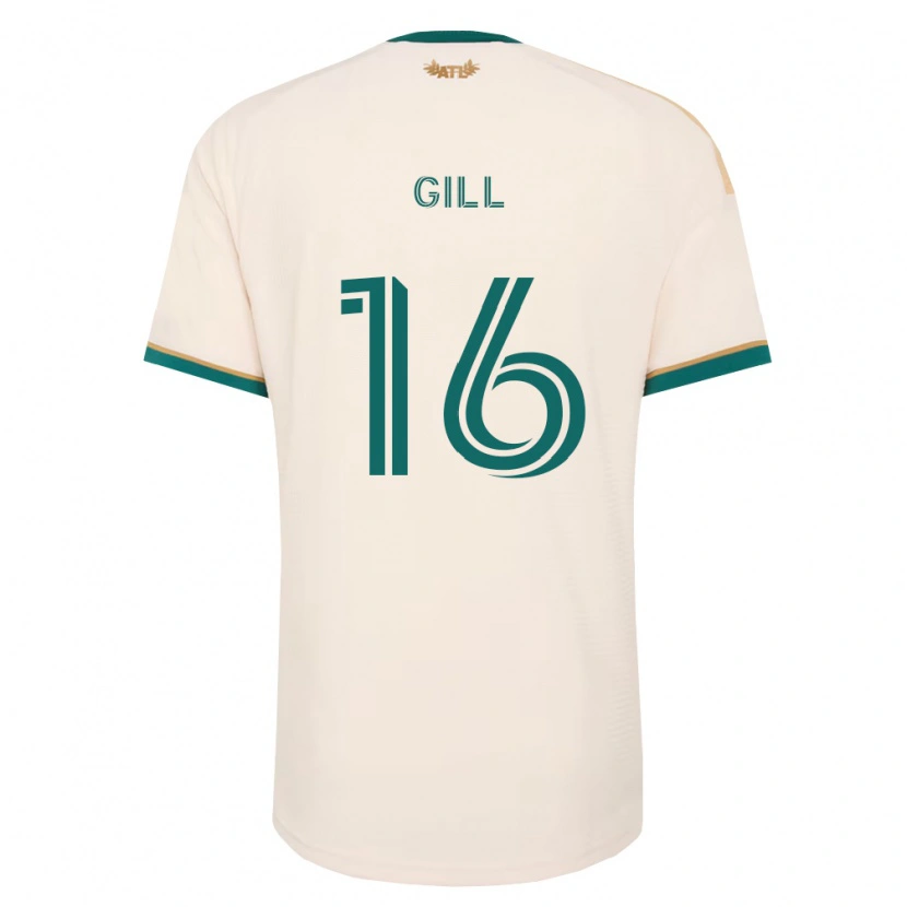 Danxen Herren Adrian Gill #16 Champagner Grün Auswärtstrikot Trikot 2026/27 T-Shirt Österreich