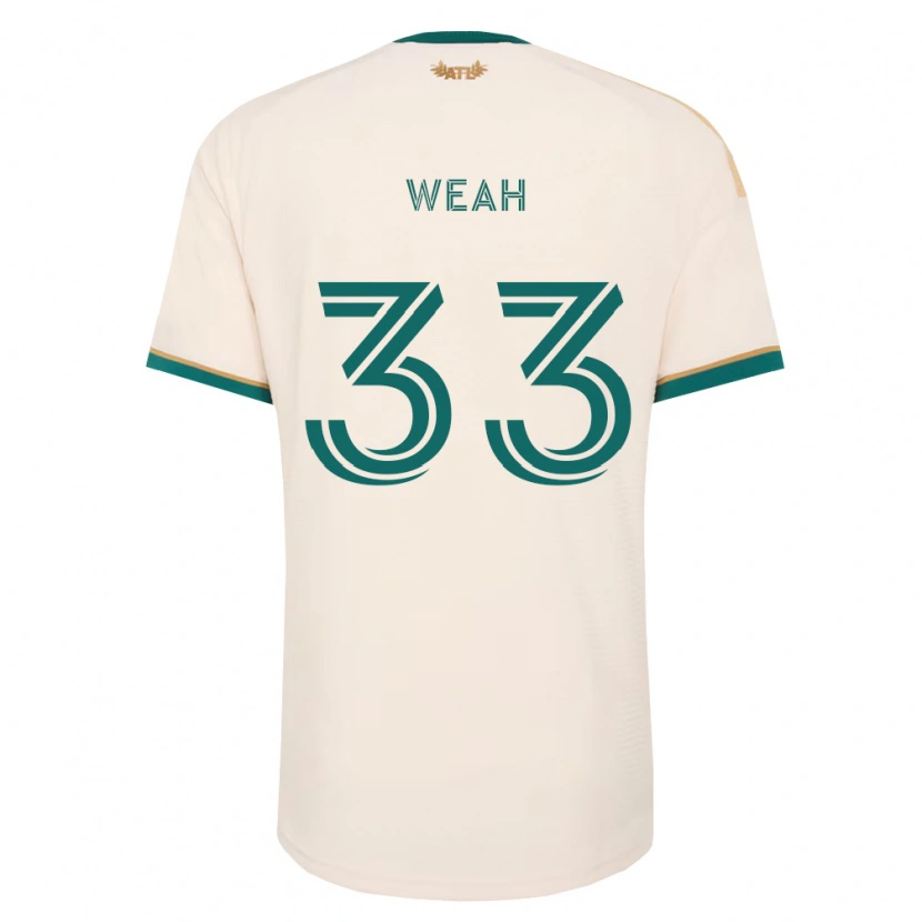 Danxen Herren Patrick Weah #33 Champagner Grün Auswärtstrikot Trikot 2026/27 T-Shirt Österreich
