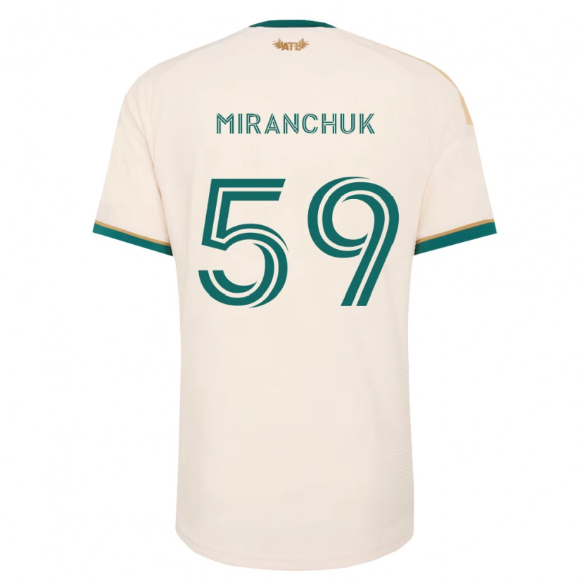 Danxen Herren Aleksey Miranchuk #59 Champagner Grün Auswärtstrikot Trikot 2026/27 T-Shirt Österreich