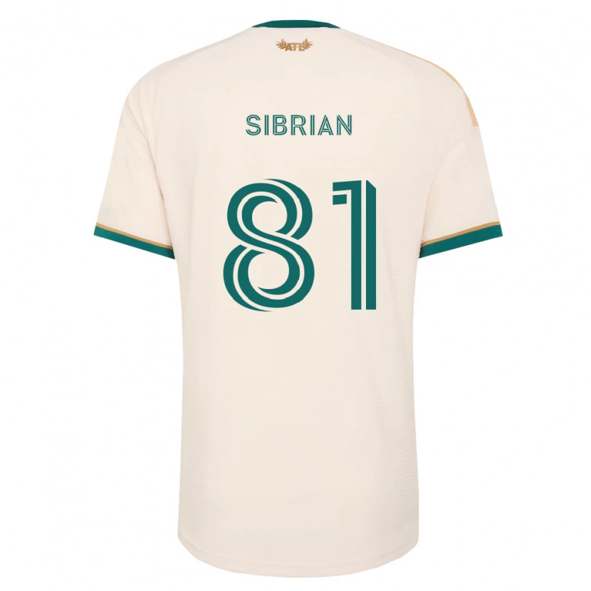 Danxen Herren David Sibrian #81 Champagner Grün Auswärtstrikot Trikot 2026/27 T-Shirt Österreich