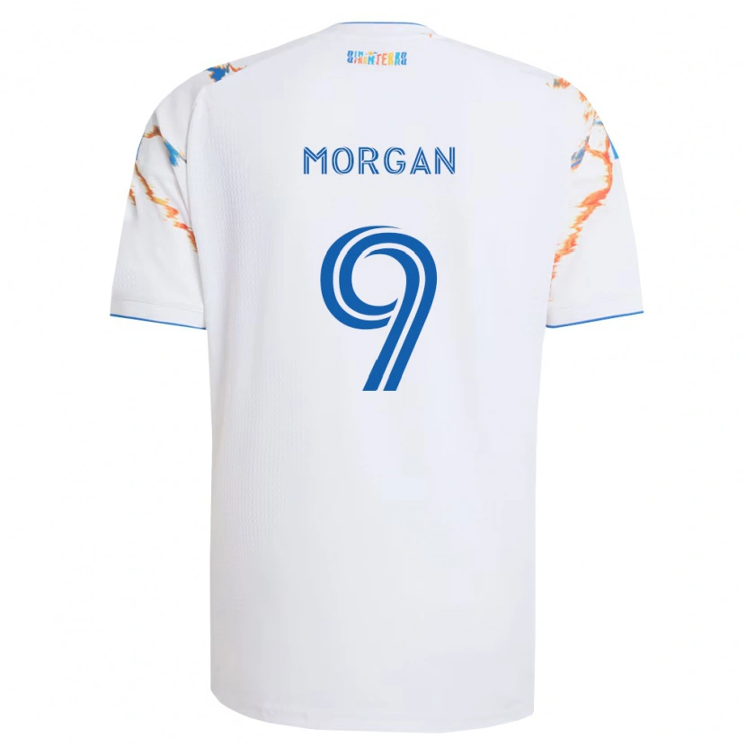 Danxen Herren Lewis Morgan #9 Weiß Orange Blau Auswärtstrikot Trikot 2026/27 T-Shirt Österreich