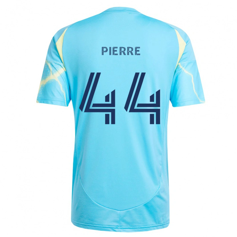 Danxen Herren Neil Pierre #44 Hellblau Schwarz Hellgelb Auswärtstrikot Trikot 2026/27 T-Shirt Österreich