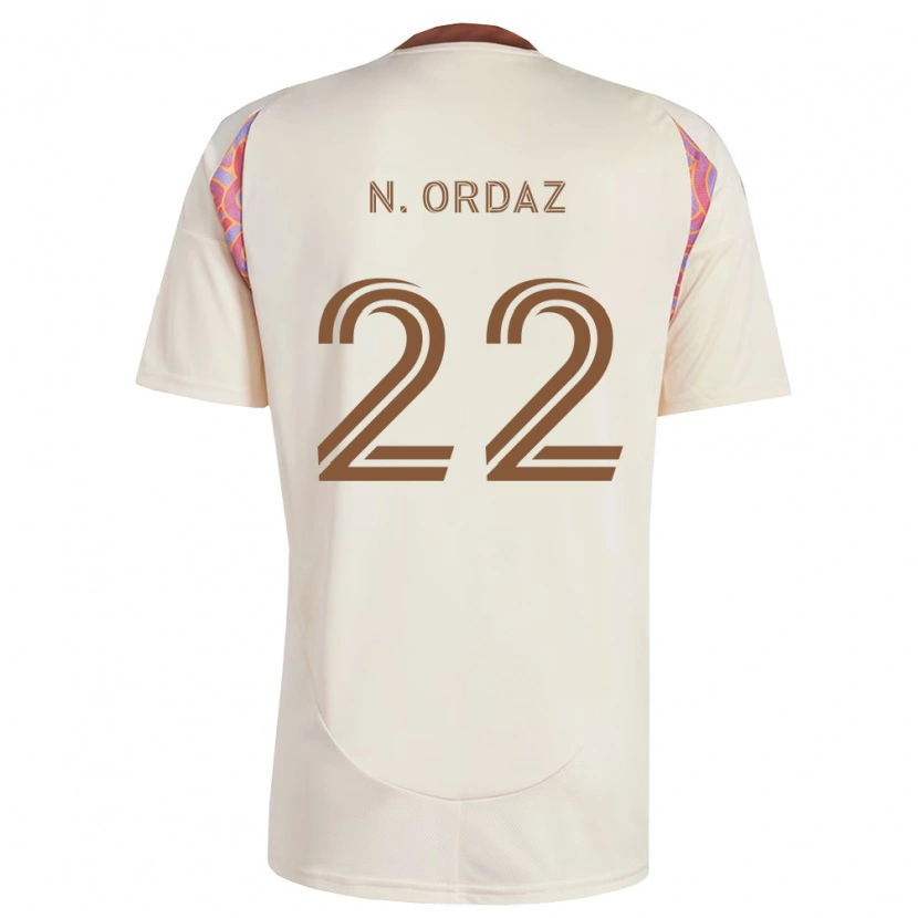 Danxen Herren Nathan Ordaz #22 Off-Weiß Pink Auswärtstrikot Trikot 2026/27 T-Shirt Österreich