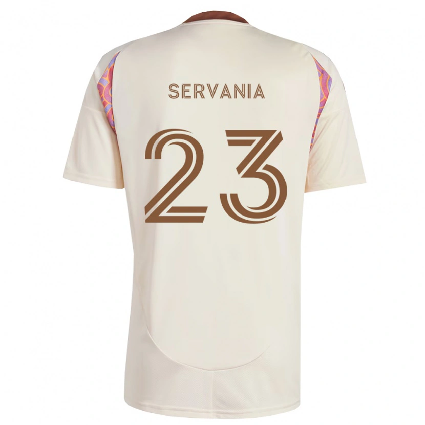 Danxen Herren Brandon Servania #23 Off-Weiß Pink Auswärtstrikot Trikot 2026/27 T-Shirt Österreich