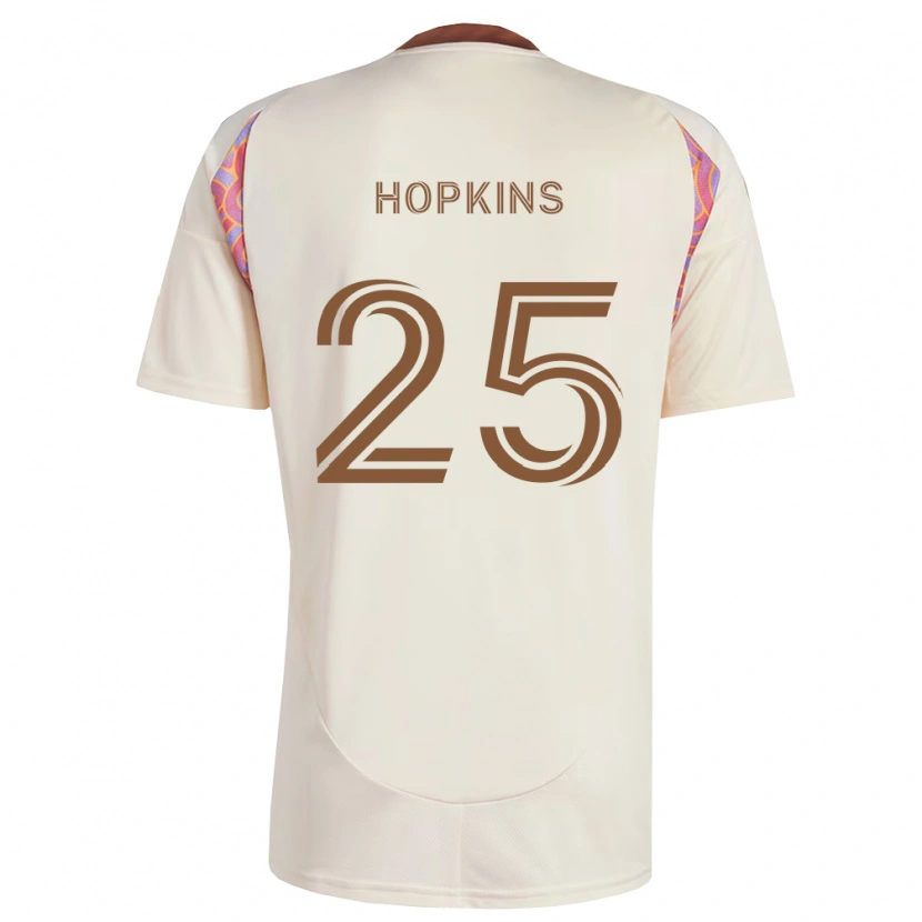 Danxen Herren Jackson Hopkins #25 Off-Weiß Pink Auswärtstrikot Trikot 2026/27 T-Shirt Österreich