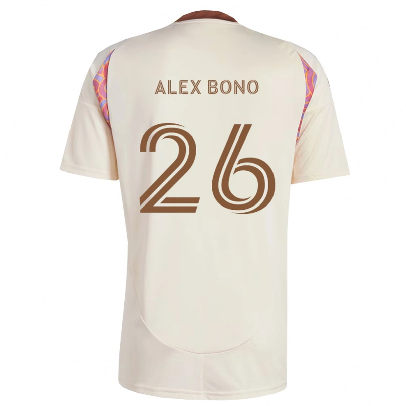 Danxen Herren Alex Bono #26 Off-Weiß Pink Auswärtstrikot Trikot 2026/27 T-Shirt Österreich