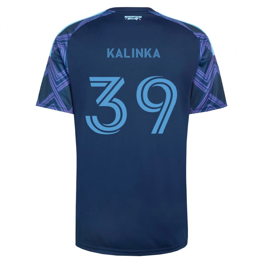 Danxen Herren Jaxson Kalinka #39 Königsblau Violett Auswärtstrikot Trikot 2026/27 T-Shirt Österreich