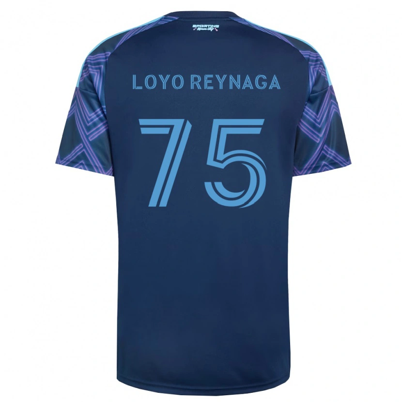 Danxen Herren Zamir Loyo Reynaga #75 Königsblau Violett Auswärtstrikot Trikot 2026/27 T-Shirt Österreich