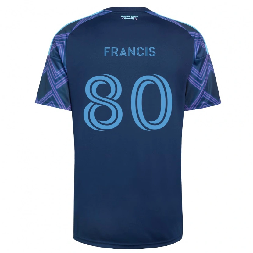 Danxen Herren Makhi Francis #80 Königsblau Violett Auswärtstrikot Trikot 2026/27 T-Shirt Österreich