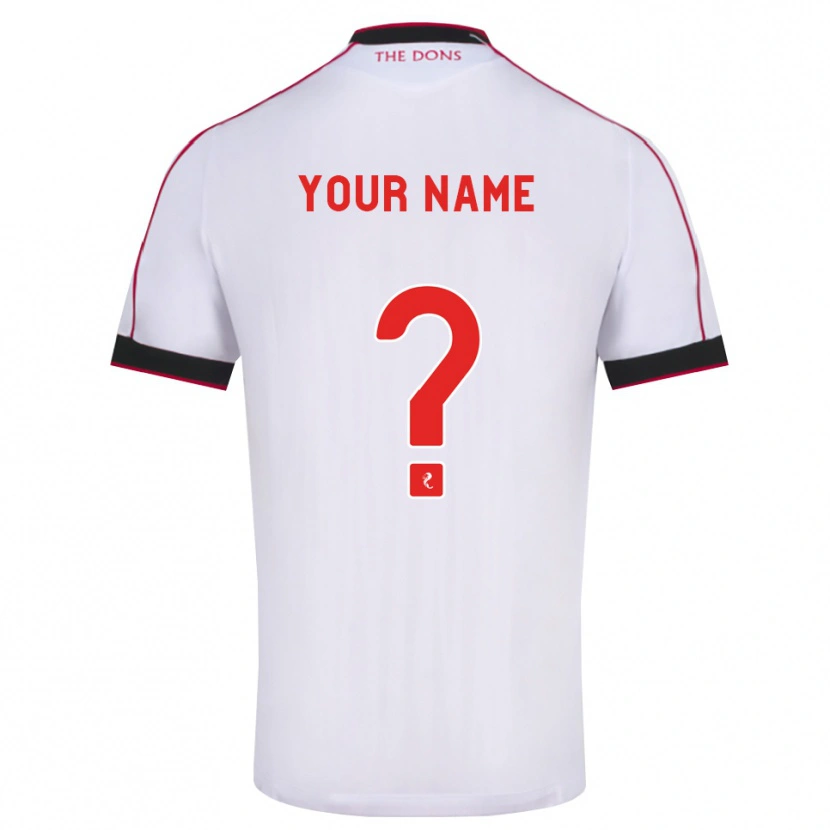 Danxen Herren Ihren Namen #0 Schwarz Rot Weiß Auswärtstrikot Trikot 2026/27 T-Shirt Österreich