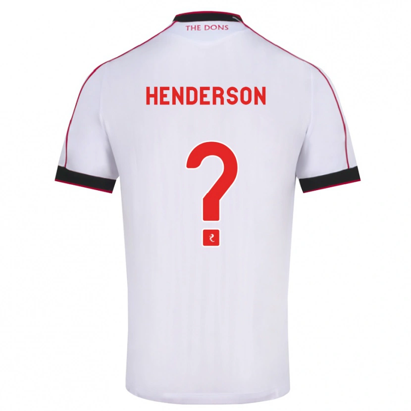 Danxen Herren Jay Henderson #0 Schwarz Rot Weiß Auswärtstrikot Trikot 2026/27 T-Shirt Österreich