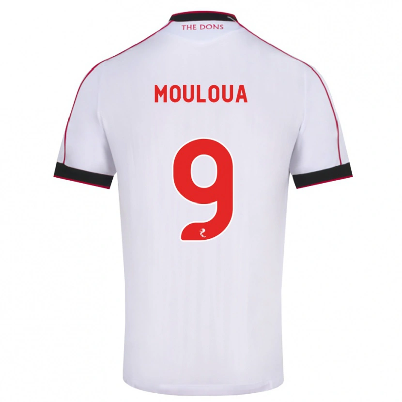 Danxen Herren Ayoub Mouloua #9 Schwarz Rot Weiß Auswärtstrikot Trikot 2026/27 T-Shirt Österreich