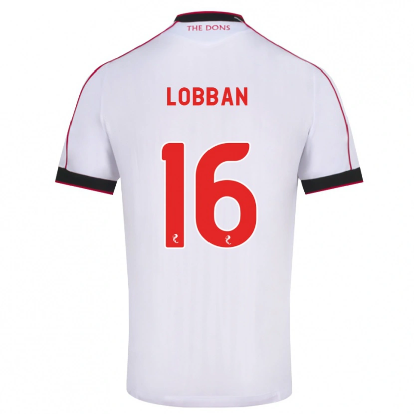 Danxen Herren Dylan Lobban #16 Schwarz Rot Weiß Auswärtstrikot Trikot 2026/27 T-Shirt Österreich