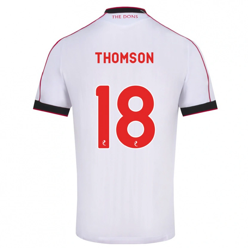 Danxen Herren Eva Thomson #18 Schwarz Rot Weiß Auswärtstrikot Trikot 2026/27 T-Shirt Österreich