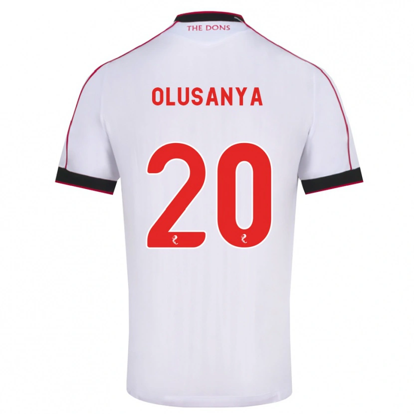 Danxen Herren Toyosi Olusanya #20 Schwarz Rot Weiß Auswärtstrikot Trikot 2026/27 T-Shirt Österreich