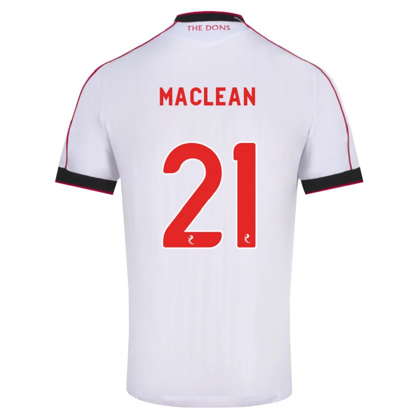 Danxen Herren Miriam Maclean #21 Schwarz Rot Weiß Auswärtstrikot Trikot 2026/27 T-Shirt Österreich