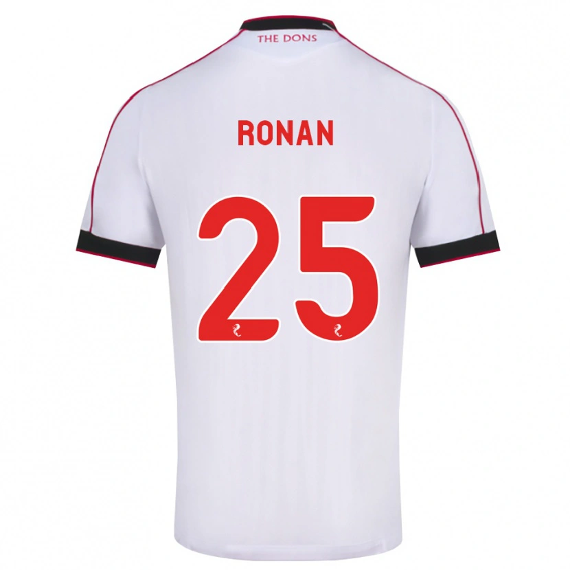 Danxen Herren Connor Ronan #25 Schwarz Rot Weiß Auswärtstrikot Trikot 2026/27 T-Shirt Österreich