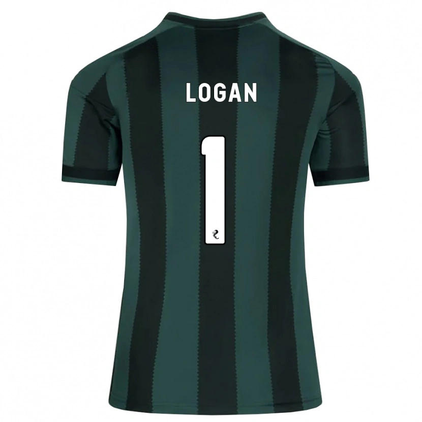 Danxen Herren Chloe Logan #1 Dunkles Schiefergrau Schwarz Auswärtstrikot Trikot 2026/27 T-Shirt Österreich