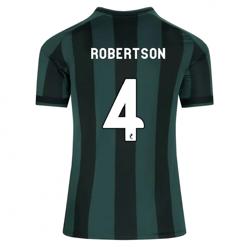 Danxen Herren Lisa Robertson #4 Dunkles Schiefergrau Schwarz Auswärtstrikot Trikot 2026/27 T-Shirt Österreich