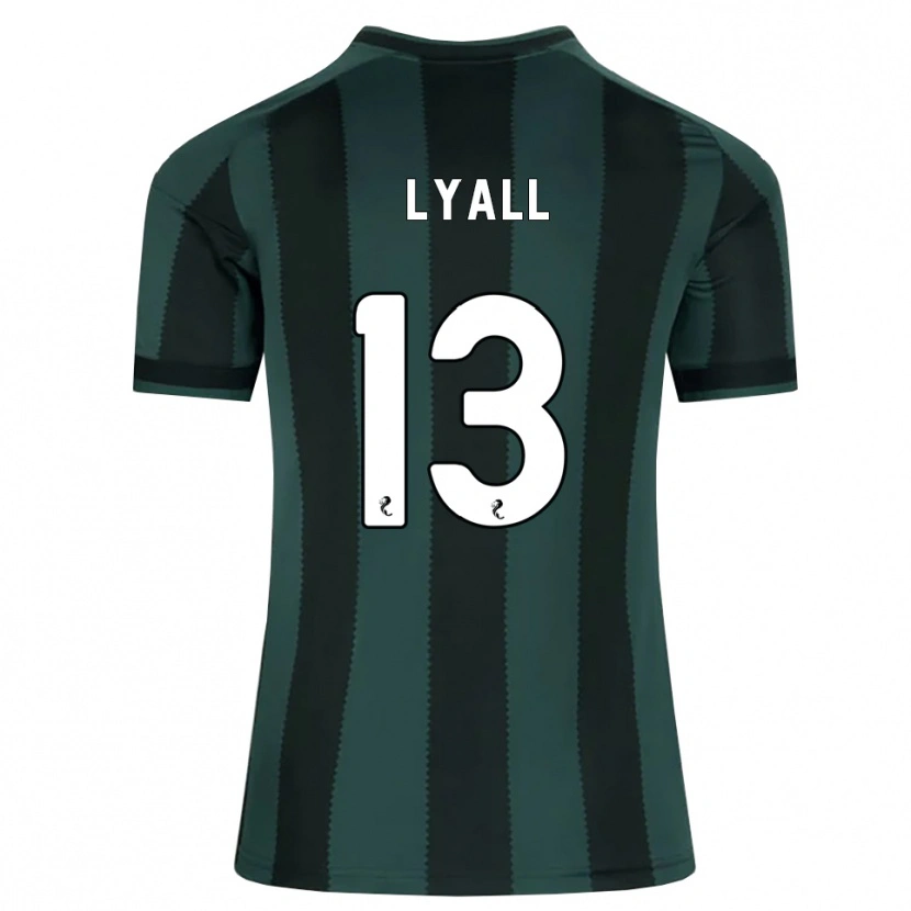 Danxen Herren Warren Lyall #13 Dunkles Schiefergrau Schwarz Auswärtstrikot Trikot 2026/27 T-Shirt Österreich