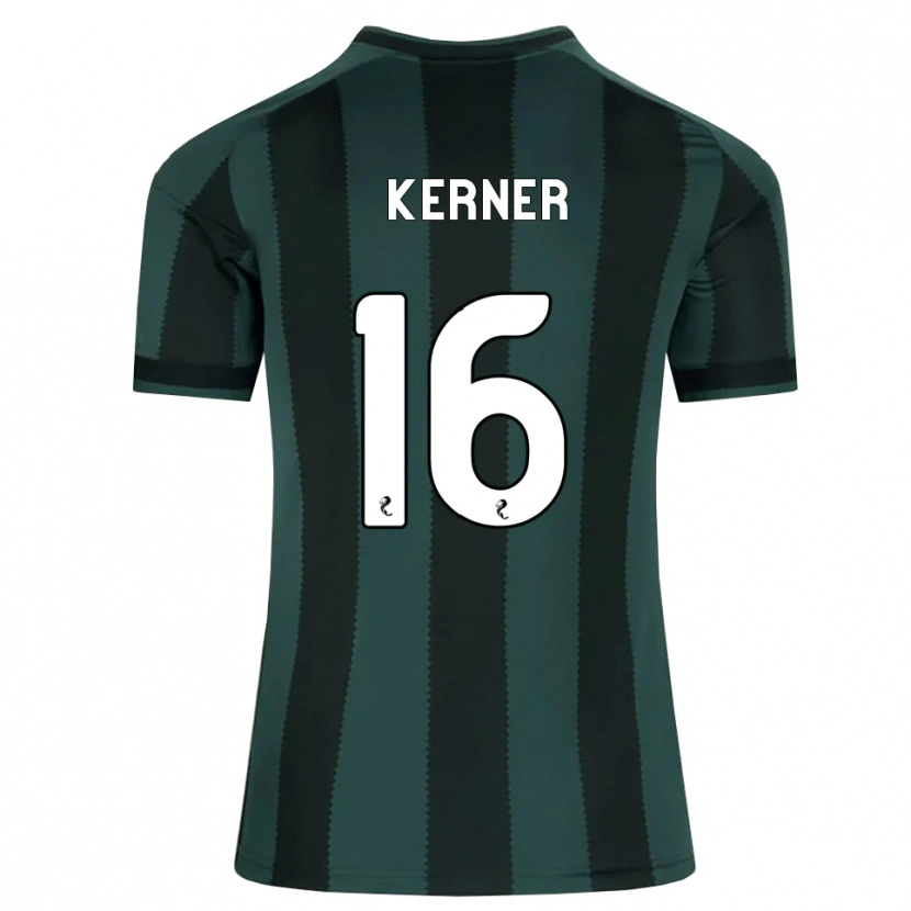 Danxen Herren Hana Kerner #16 Dunkles Schiefergrau Schwarz Auswärtstrikot Trikot 2026/27 T-Shirt Österreich