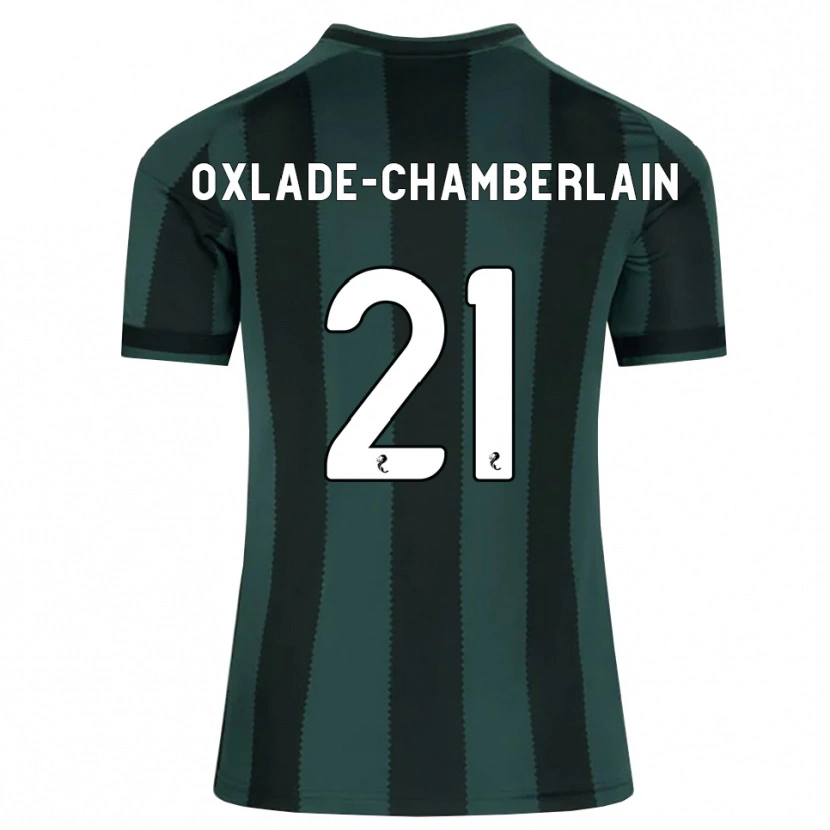 Danxen Herren Alex Oxlade-Chamberlain #21 Dunkles Schiefergrau Schwarz Auswärtstrikot Trikot 2026/27 T-Shirt Österreich