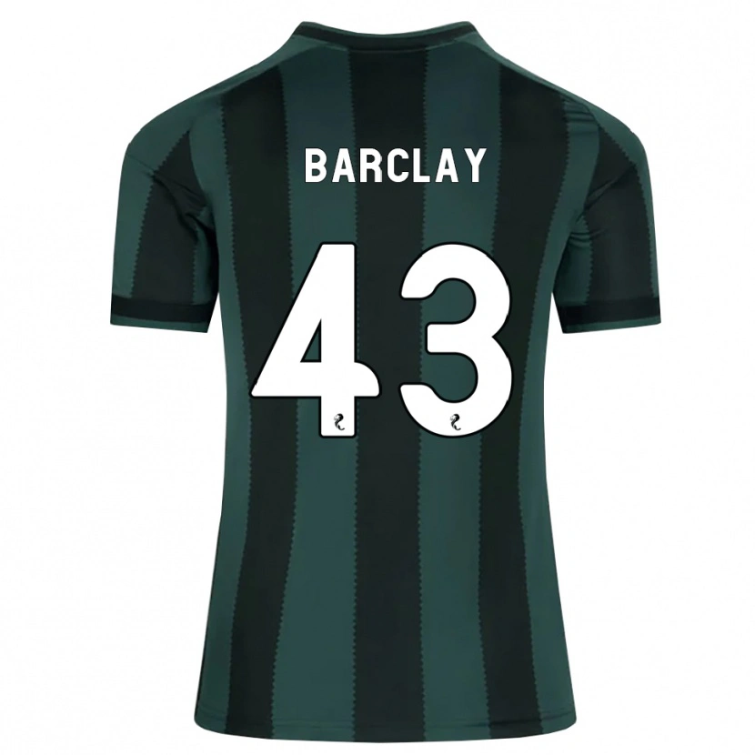 Danxen Herren Lucy Barclay #43 Dunkles Schiefergrau Schwarz Auswärtstrikot Trikot 2026/27 T-Shirt Österreich
