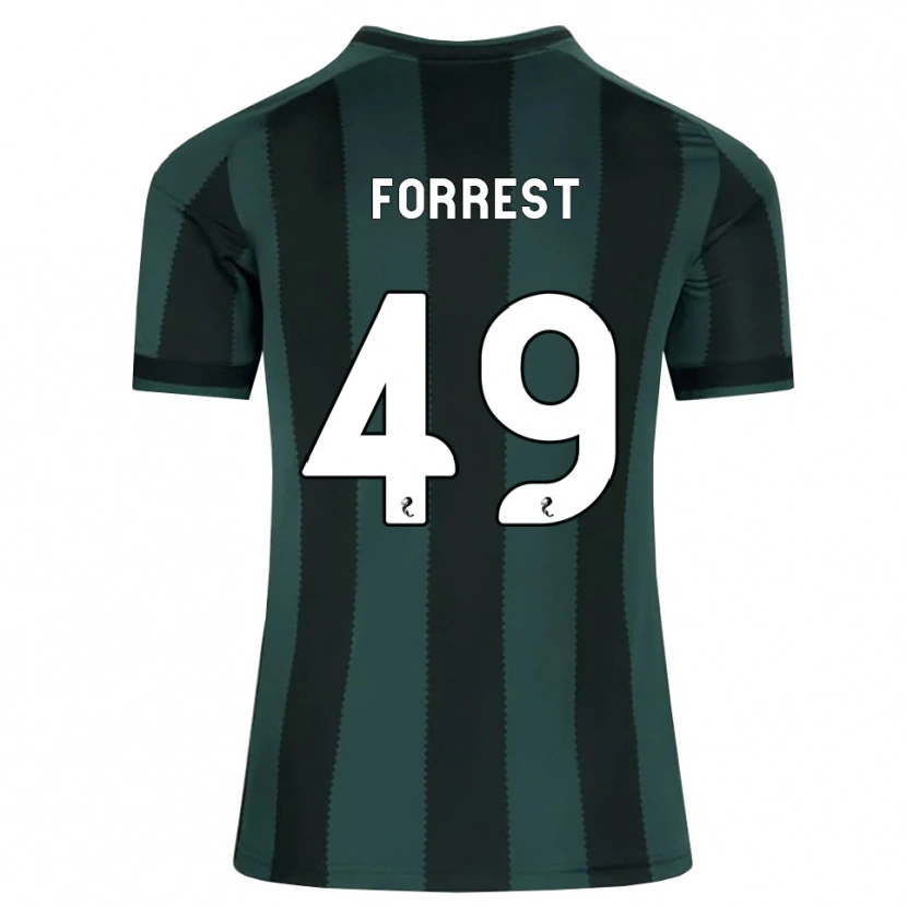 Danxen Herren James Forrest #49 Dunkles Schiefergrau Schwarz Auswärtstrikot Trikot 2026/27 T-Shirt Österreich
