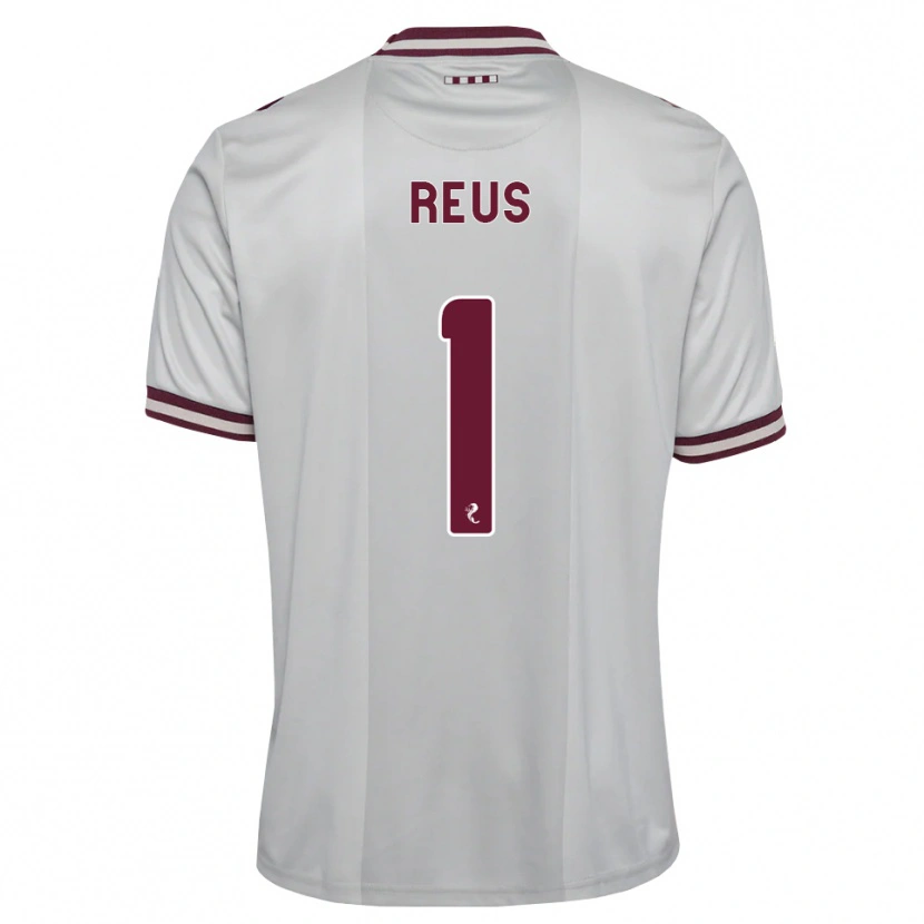 Danxen Herren Beau Reus #1 Weiß Burgunder Auswärtstrikot Trikot 2026/27 T-Shirt Österreich