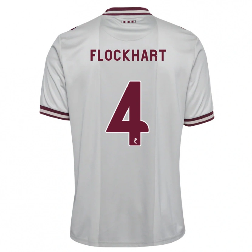 Danxen Herren Robbie Flockhart #4 Weiß Burgunder Auswärtstrikot Trikot 2026/27 T-Shirt Österreich