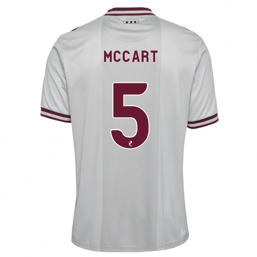 Danxen Herren Jamie Mccart #5 Weiß Burgunder Auswärtstrikot Trikot 2026/27 T-Shirt Österreich