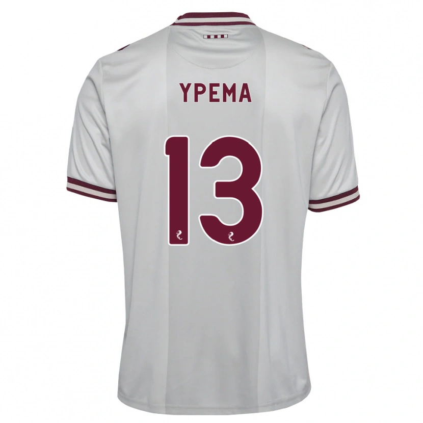 Danxen Herren Danique Ypema #13 Weiß Burgunder Auswärtstrikot Trikot 2026/27 T-Shirt Österreich